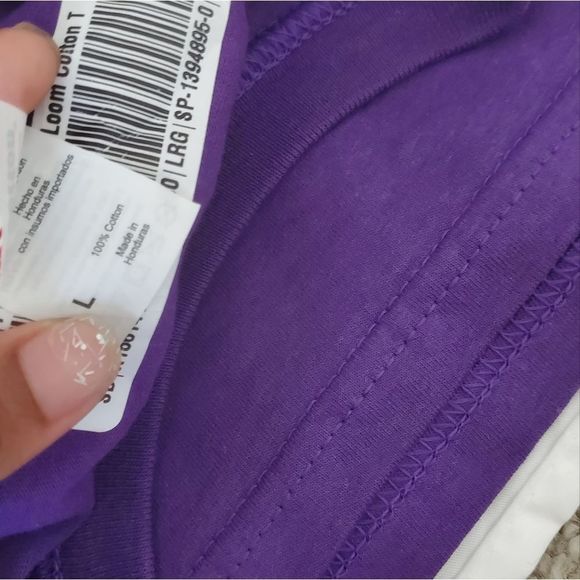 Fruit of the loom purple MILF t-shirt - Picture 2 of 5